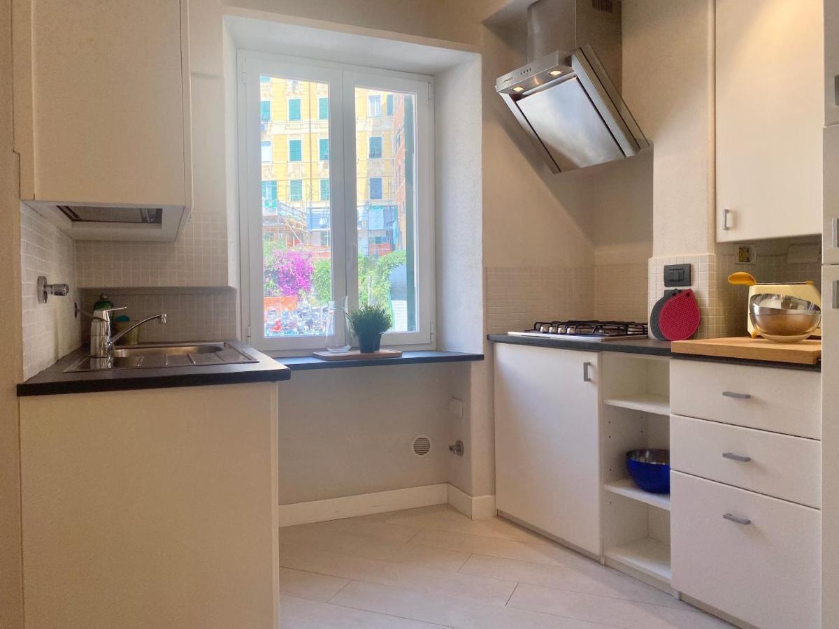 Casaviva - Lovely Mini-Loft In Camogli With Ac Apartment Luaran gambar